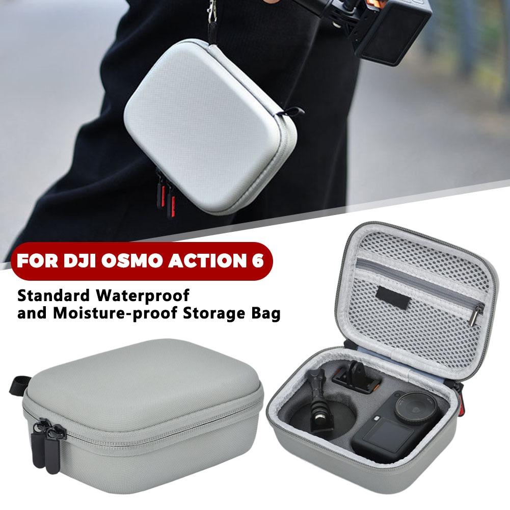 For DJI OSMO ACTION 6 Standard Waterproof Moisture-proof Storage Bag Action Camera Anti-drop Pressure-Resistant Accessories