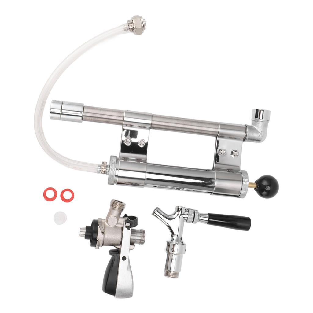 8in Keg Party Pump Beer Keg Tap Keg Hand Pump 8in Picnic Pump with Beer Faucet Draft Beer Party