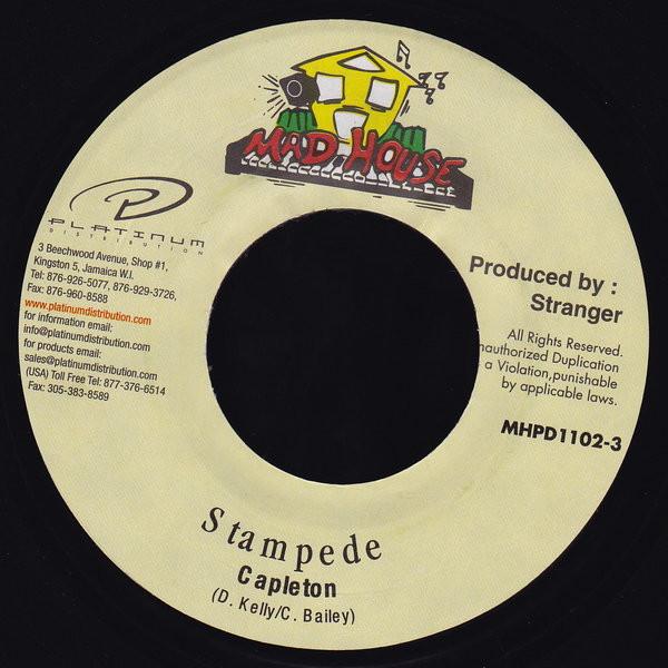 7inch Record CAPLETON - Stampede MHPD11023 Mad House Jamaica Reggae, Ska & Dub Used