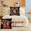 Weihnachts Rentier Kissenbezug Sofakissenbezug Heim Zimmer Dekoration Kinder Geschenk