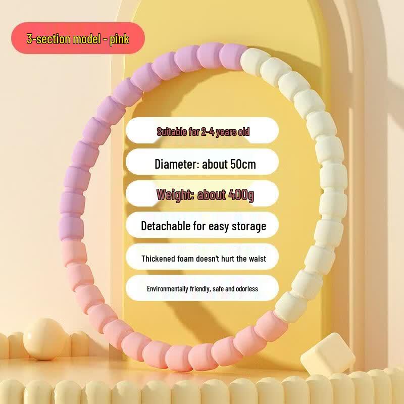 HANDUNYOU Kids Plastic Hula Hoop