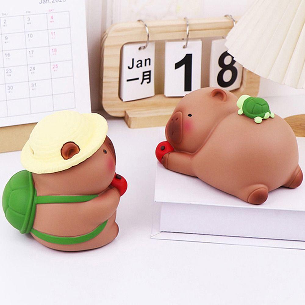Decorative Capybara Piggy Bank Savings Tank Capybara Kids Storage Box  Home Decoration