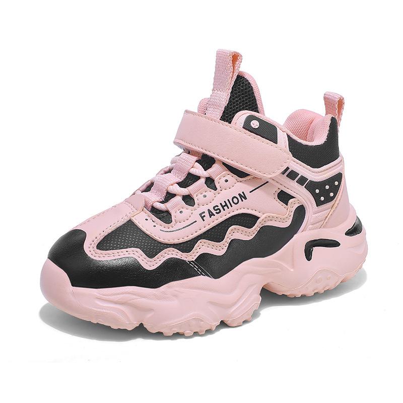 2025 Winter Velvet-Lined Kids' Sports Shoes: Warm, Soft, Casual Shoes for Boys and Girls