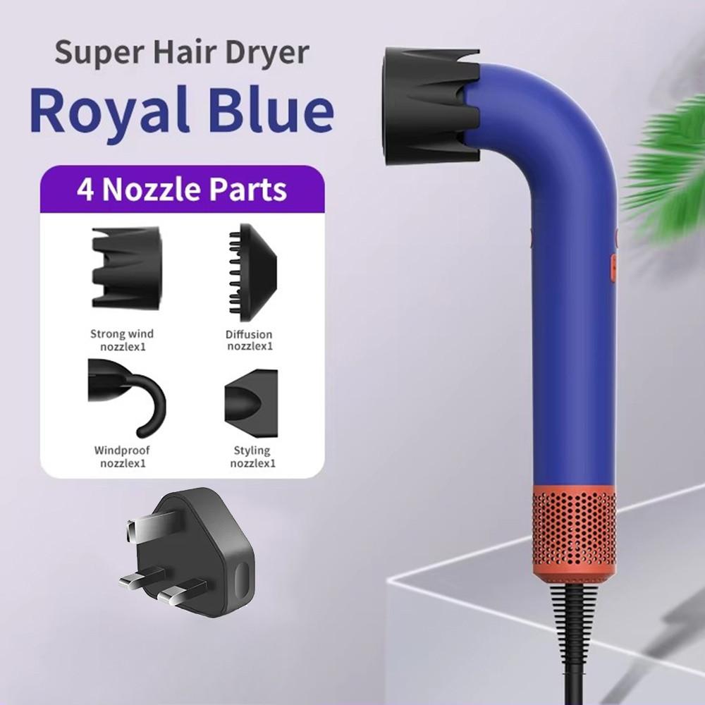 4 Nozzles Professional High Speed Ionic Hair Dryer 4 In 1 Supersonic Handheld Dryer Portable Negative Ion Hair Dryer