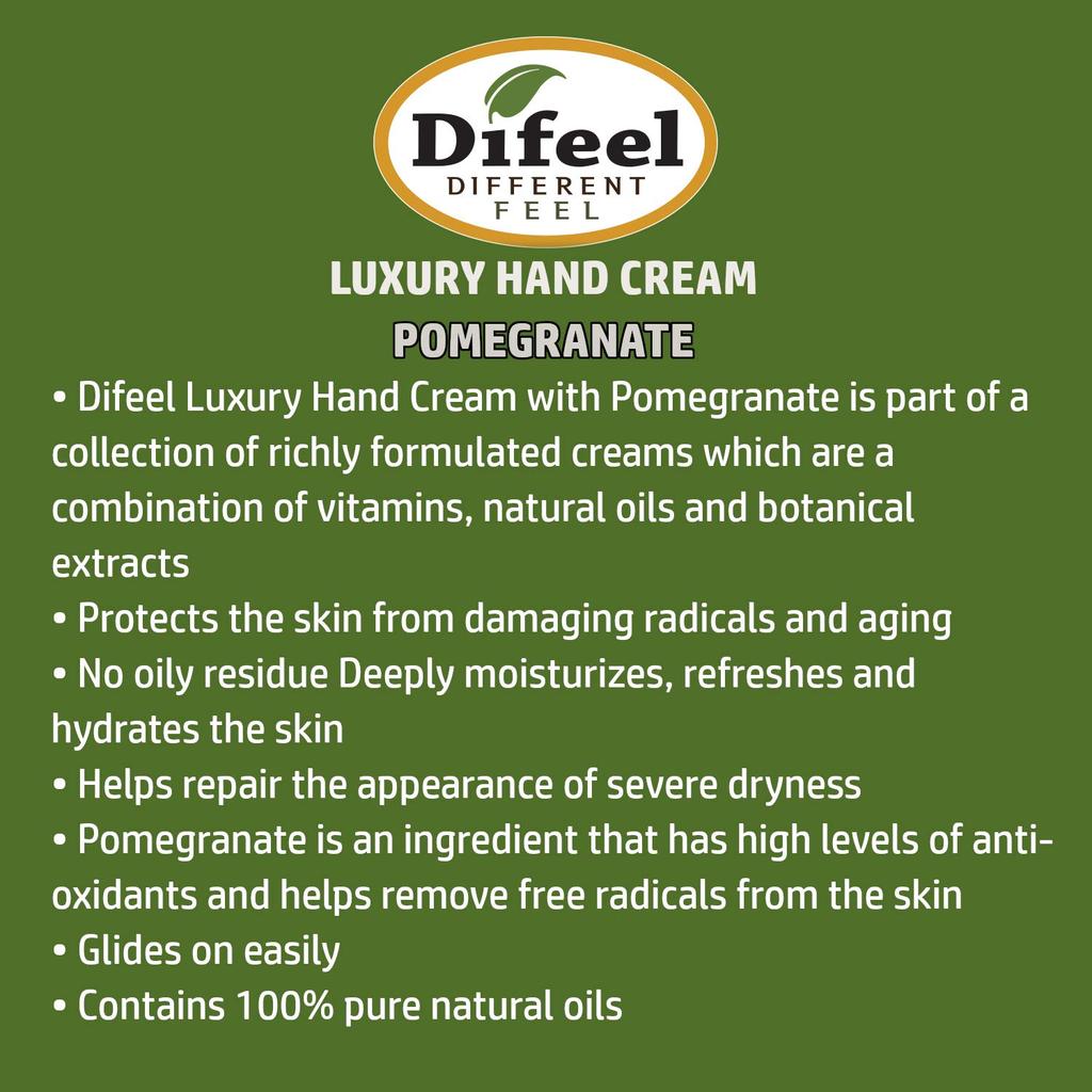 Difeel Pomegranate Natural Hand POMEGRANATE New York Cream, 40g, 01POM, [Official Import]