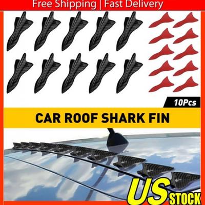 Accessories Car Roof Fin Shark Decorative Sticker Carbon Fiber Decors Universal