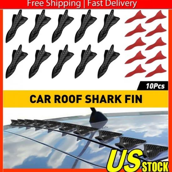 

Accessories Car Roof Fin Shark Decorative Sticker Carbon Fiber Decors Universal