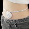 A Compact BMI Calculator Tape Measure, A 1.5-Meter/4.92-Foot Round Plastic Body Measuring Retractable Ruler,  for Diet, Weight Loss, Fitness,