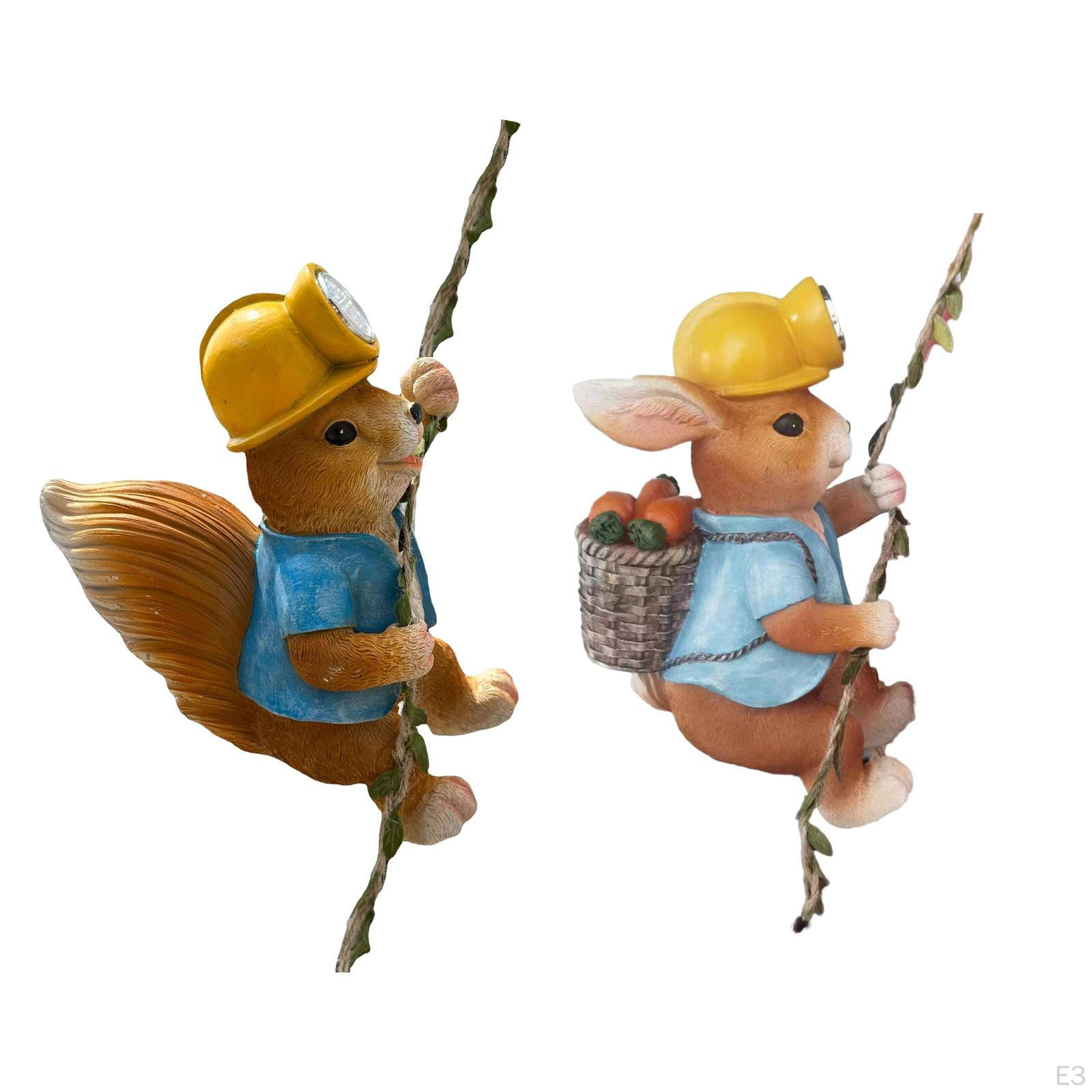 Фигурка животного на солнечной энергии со светодиодной подсветкой для садового декора — фото 5