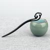 34 Styles Natural Black Sandalwood Hair Sticks High Quality Hairpin for Women Girls Antiquity Chopstick Shaped Hair Clip Jewelry