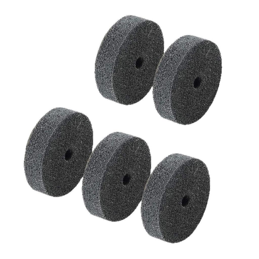 3-Inch Nylon Fiber Polishing Wheel for Bench Grinder - Non-Woven Metal Grinding Wheel