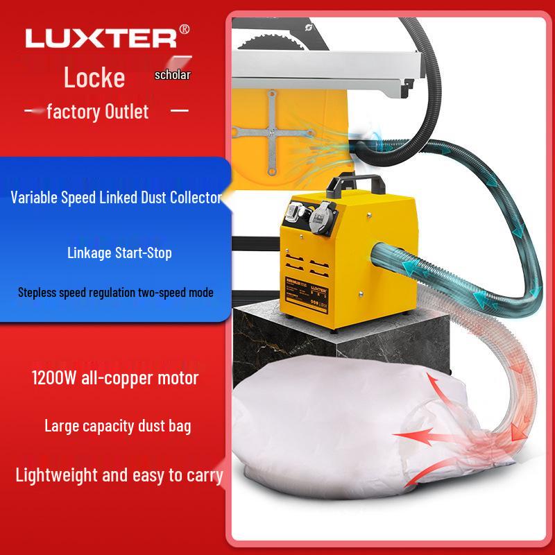 LUXTER Variable Speed Woodworking Dust Collector & Wet/Dry Vacuum with Auto Start/Stop Blower