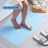 PVC Non-Slip Bath Mat with Suction Cups Shower Bathtub Mat Anti-Fatigue Bathroom Floor Mat Massage Foot Pad