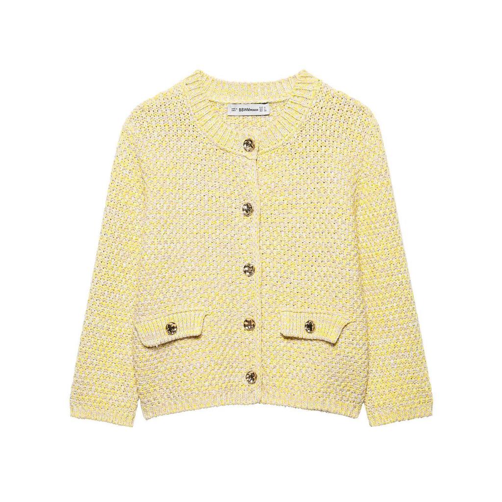 Spring 2025 Women's European & American Style Knit Cardigan - Fashionable, Simple, Versatile