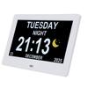 Digital Calendar Clock 7in Large Display Date Time with Reminders Day Night Dimmable Key Remote Control