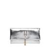 Women's Fashionable Small Square Bag with Pendant, Clutch Bag with Envelope, Elegant and Simple Banquet Bag