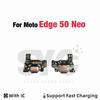 New USB Charging Board Port Dock Flex Cable Connector Microphone For Moto Edge 20 Lite S 30 40 50 Neo Fusion Ultra Pro Plus 2021