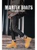 Men's Retro British-Style High-Top Martin Boots - Autumn Yellow Edition