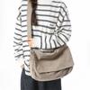 Canvas Bag Unisex Crossbody Bag Student Class Shoulder Messenger Bag
