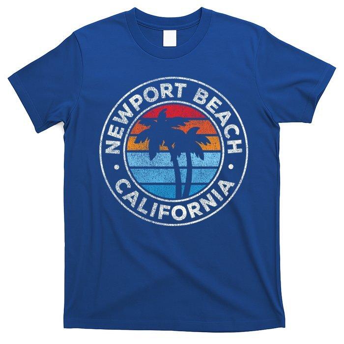 

Newport Beach California Ca Vintage Graphic Retro 70s Cute Gift T-Shirt Unisex L