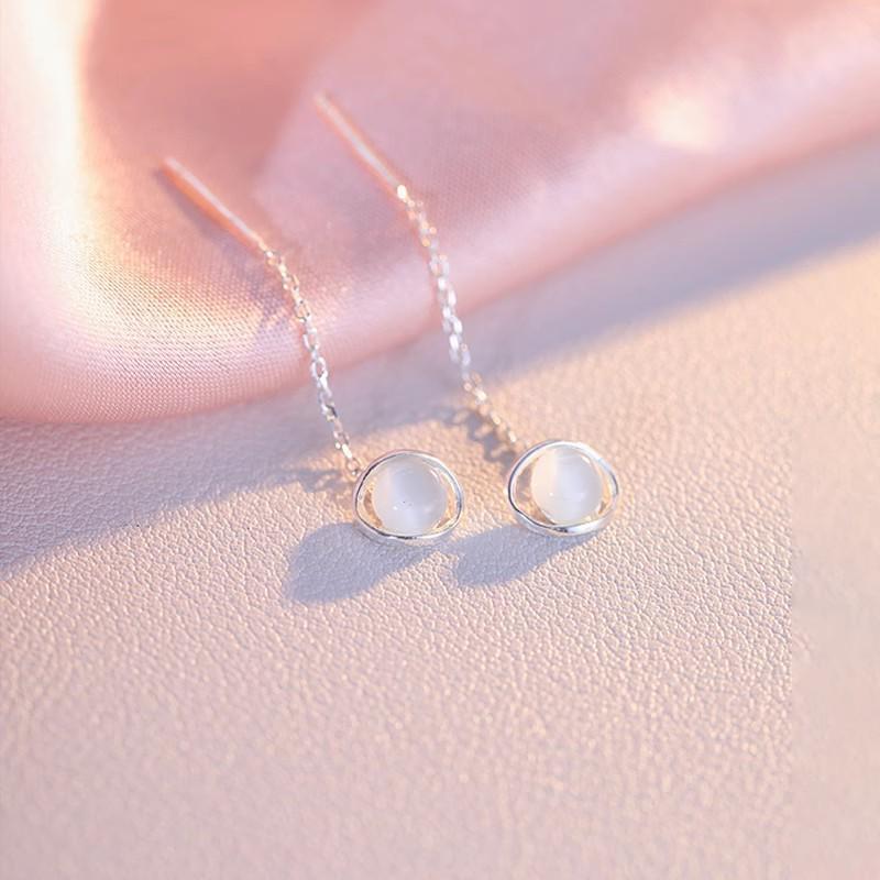 2025 Diamant Schneeflocken Ohrfaden Ohrringe: Elegante, vielseitige Damenmode