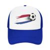 Netherlands Flag Soccer Ball Mesh Baseball Cap Adult Hip-Hop Sun Hats Dad Hat Breathable Summer Trucker Hats