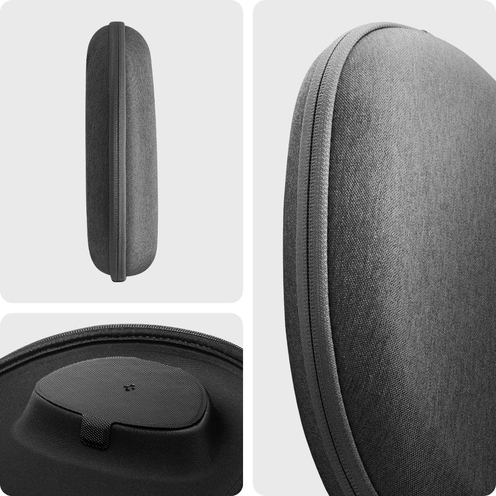 Spigen Klasden Carrying Case Pouch Bag for AirPods Max - Charcoal Gray (Smart Case Compatible with Sleep Mode)
