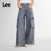 Women's Mid-Rise Loose Wide-Leg Jeans