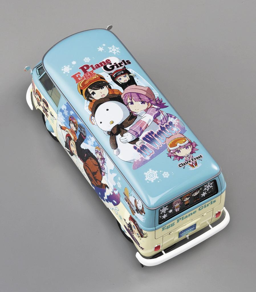 Hasegawa Volkswagen Type 2 Delivery Van Tamago Girls Winter Paint Plastic Model SP352 1/24