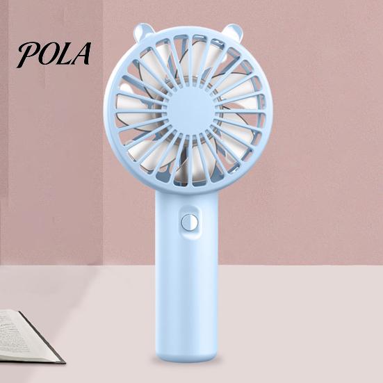 USB-wiederaufladbarer Mini-Ventilator Handheld Klein mit 3 Geschwindigkeitsstufen Starker Luftstrom Elektrisch Leise Akkubetrieben Tasche Tragbar