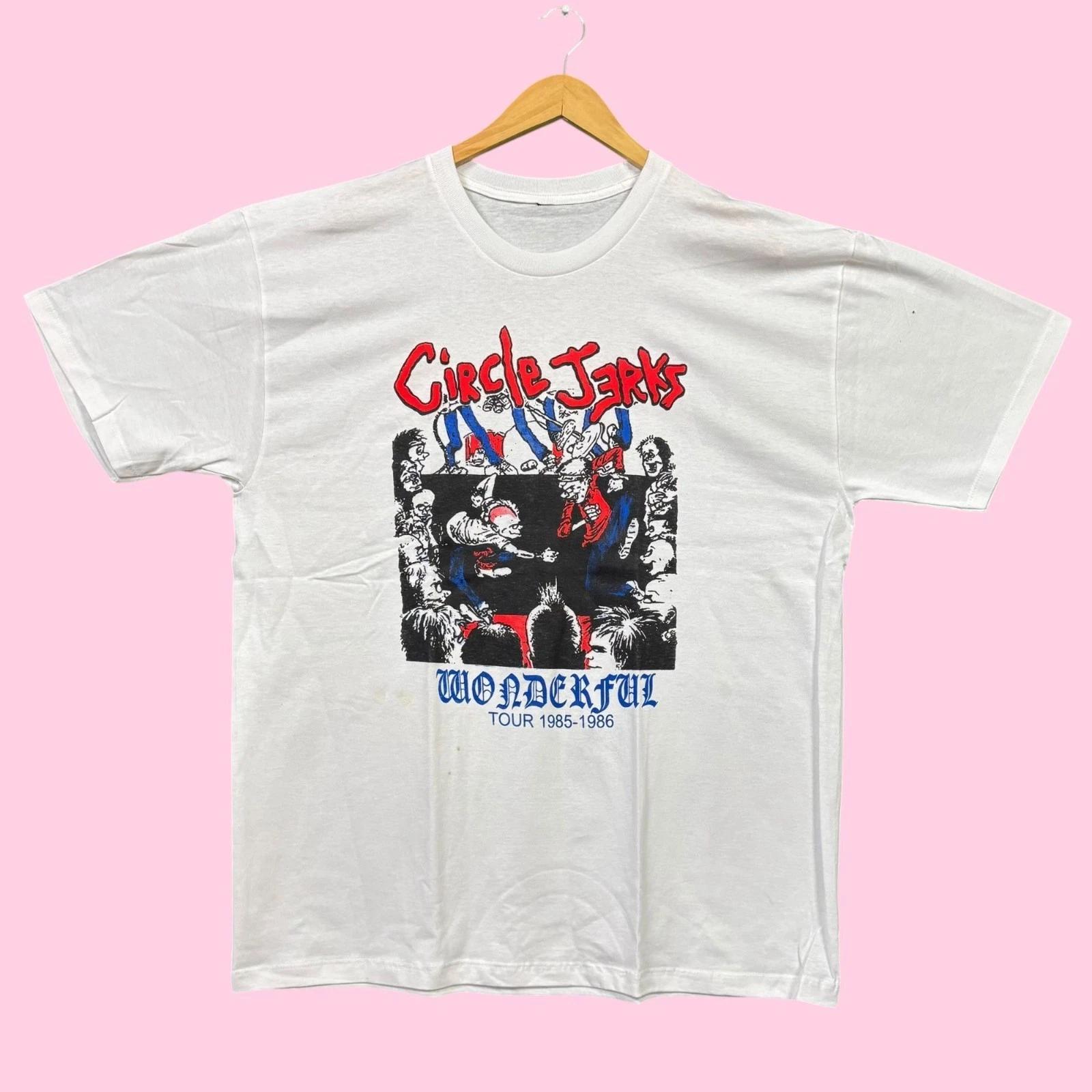 

Circle Jerks Wonderful Hardcore Punk Band Tee XL L