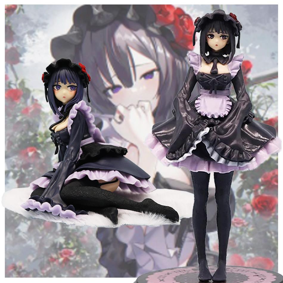 My Dress-Up Darling Figura Anime Kit Abito da Cameriera Nero Figura Azione Kitagawa Marin Figura Shizuku Kuroe Modello da Collezione Giocattolo