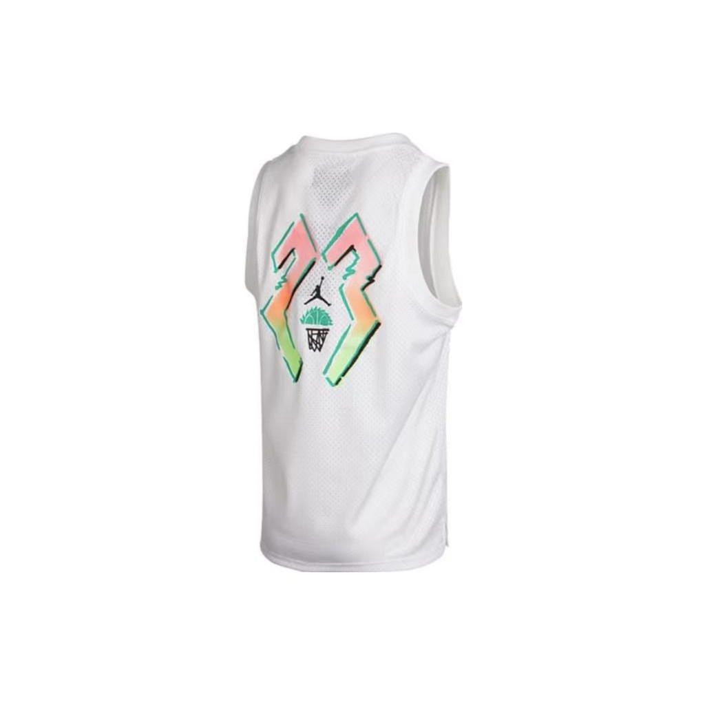 Jordan Basketball Jerseys Men's White Moderate Straight Fit DQ5867-100