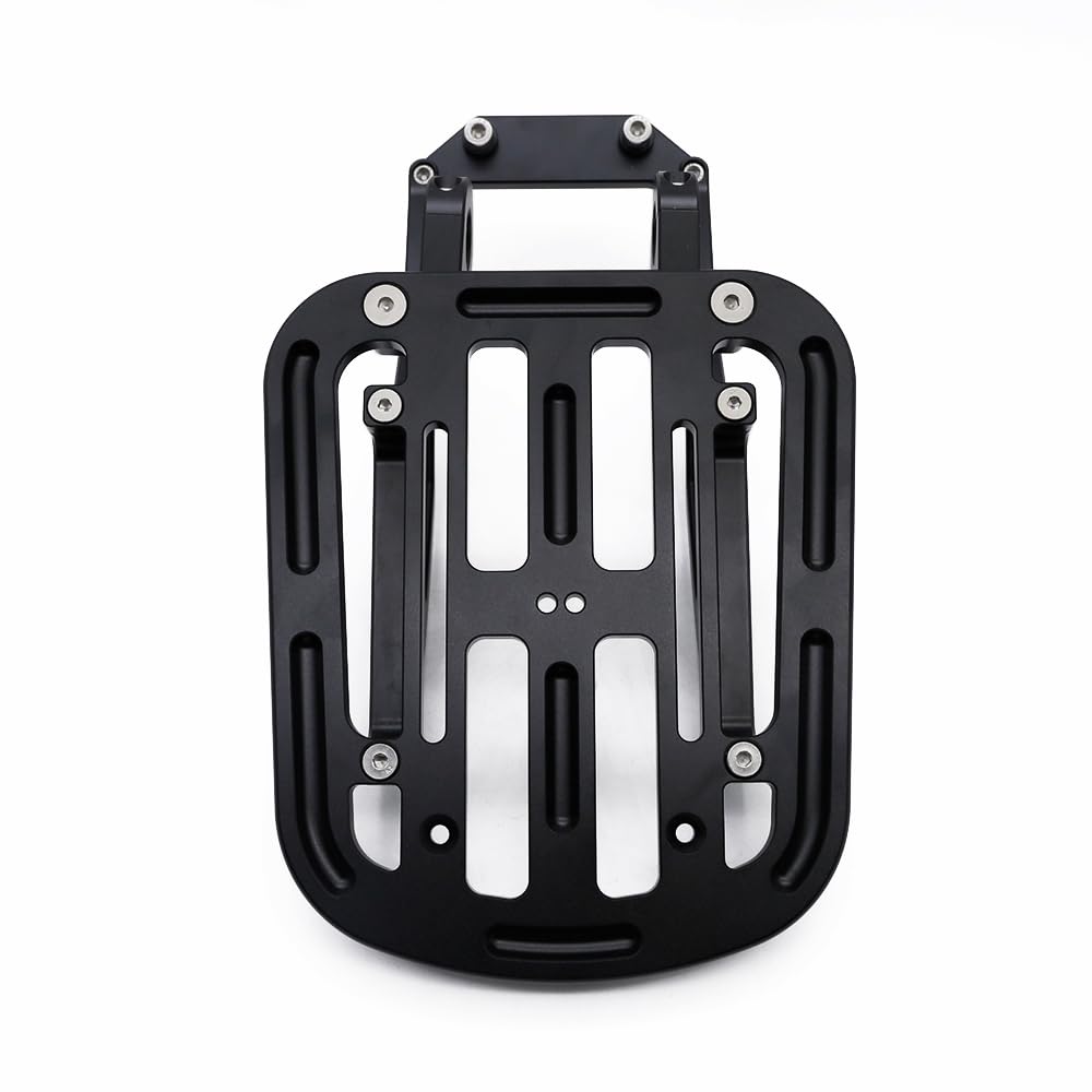 Mr. Quick Aluminum Rear Carrier for Honda DAX125 JB04, Black Anodized, Corrosion-Resistant, Durable, and Improved Convenience for 4MINI