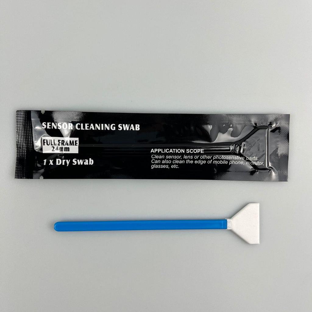 Individually Packed CCD Camera Sensor & Phone Screen Cleaning Swabs (Dust-Free, Full Frame 24mm)
