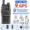 Baofeng UV-5RH PRO GPS Walkie Talkie Bluetooth Programming 10W Multi Band AM/FM Long Range Two Way Radio Cruise Travel