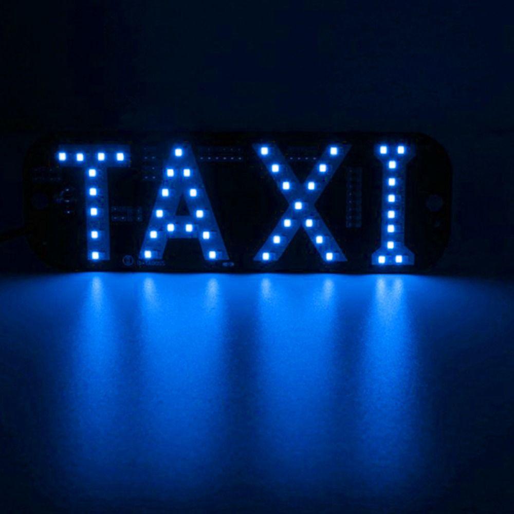 T-A-X-I LED Taxi Sign Light Creative Auto Indicator Lamp Taxi Led Light  Panel Accessories
