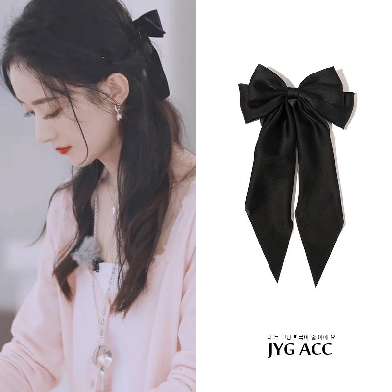New Style Hairpin & Hairband with Big Bow Streamer - Inspired by Zhao Liying, Perfect for Ponytails