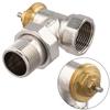 Automatic Brass Angle Thermostatic Control Valve DN15/DN20 For Heating Systems, Without Valve Head
