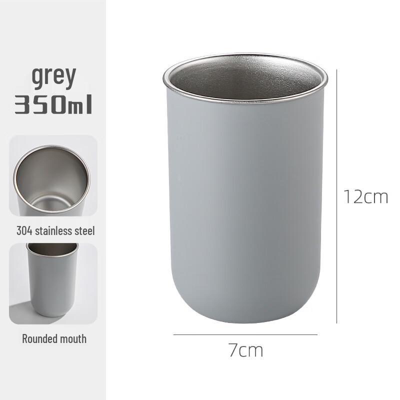 YIXI Stainless Steel Mouthwash Cups Set