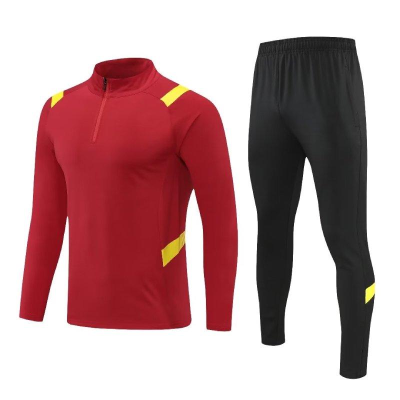 Men's Football Tracksuit 23-25 Training Soccer Survetement Kits Customized Name Number Logo Spring Winter Warm-up Sportwears