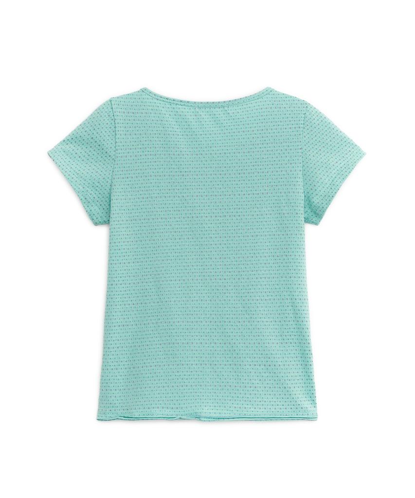 HUG YOUR SKIN Layered Henley Neck Top (Mint)