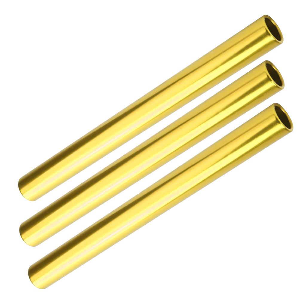 3 Stück Aluminiumlegierung Galvanisierung Staffelstäbe Leichtathletik Sprint Wettkampfstäbe