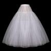 Vloerlengte Petticoats Bruidsslips 4 Lagen Witte Bruidsjurk Crinoline