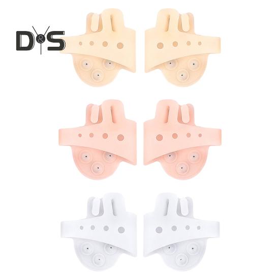 1 Paar Zehentrenner aus Silikon für Frauen, Zehenspreizer, Pads zur Linderung von Fußschmerzen bei Ballenzehen, Plantarfasziitis, atmungsaktiv, rutschfest, unterstützend, für den Ballen