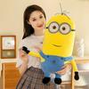Cartoon Character Yellow Monster Plush Toys Large Throw Pillow Doll Soft Stuff Room Deocr Plushie For Birthday Gift