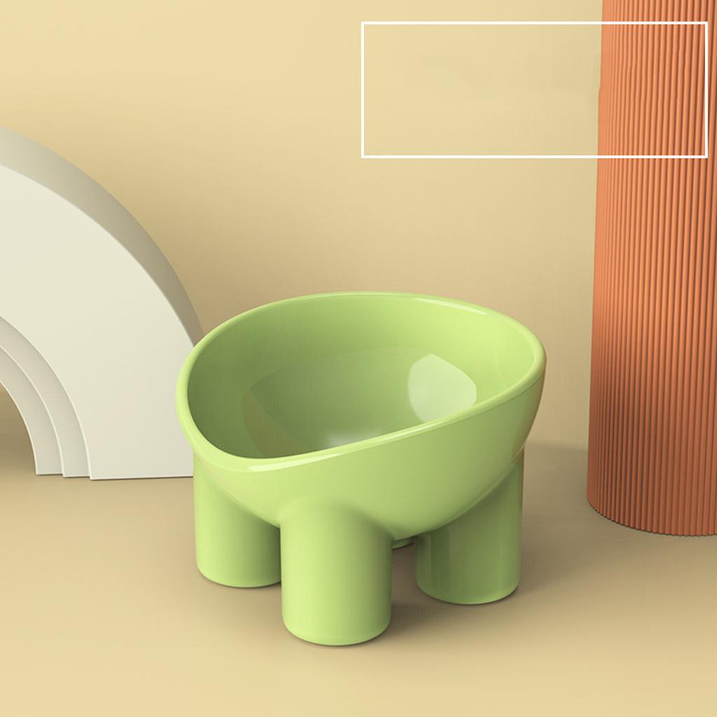 Podwyższona miska dla kota Podwyższona miska dla psa Plastikowa miska dla zwierzaka odporna na rozlewanie Chroniąca kręgosłup zwierzaka Miska na karmę