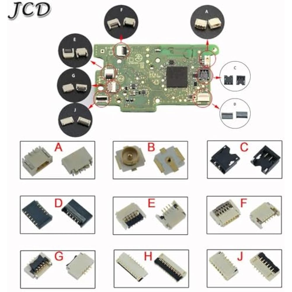SWITCH Switch Joy-Con Joy-Con Motherboard PCB Board Repair Parts DIY Replacement Cheap Parts Conn...