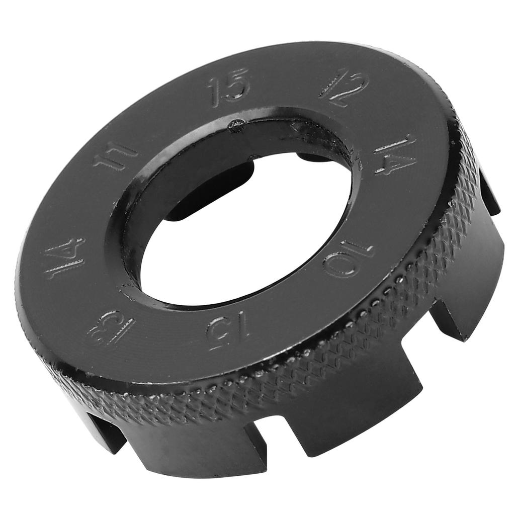 Bicycle 8 Way Spoke Wrench Bike Spoke Nipple Key Wheel Rims Truing Spanner Repair ToolBlack