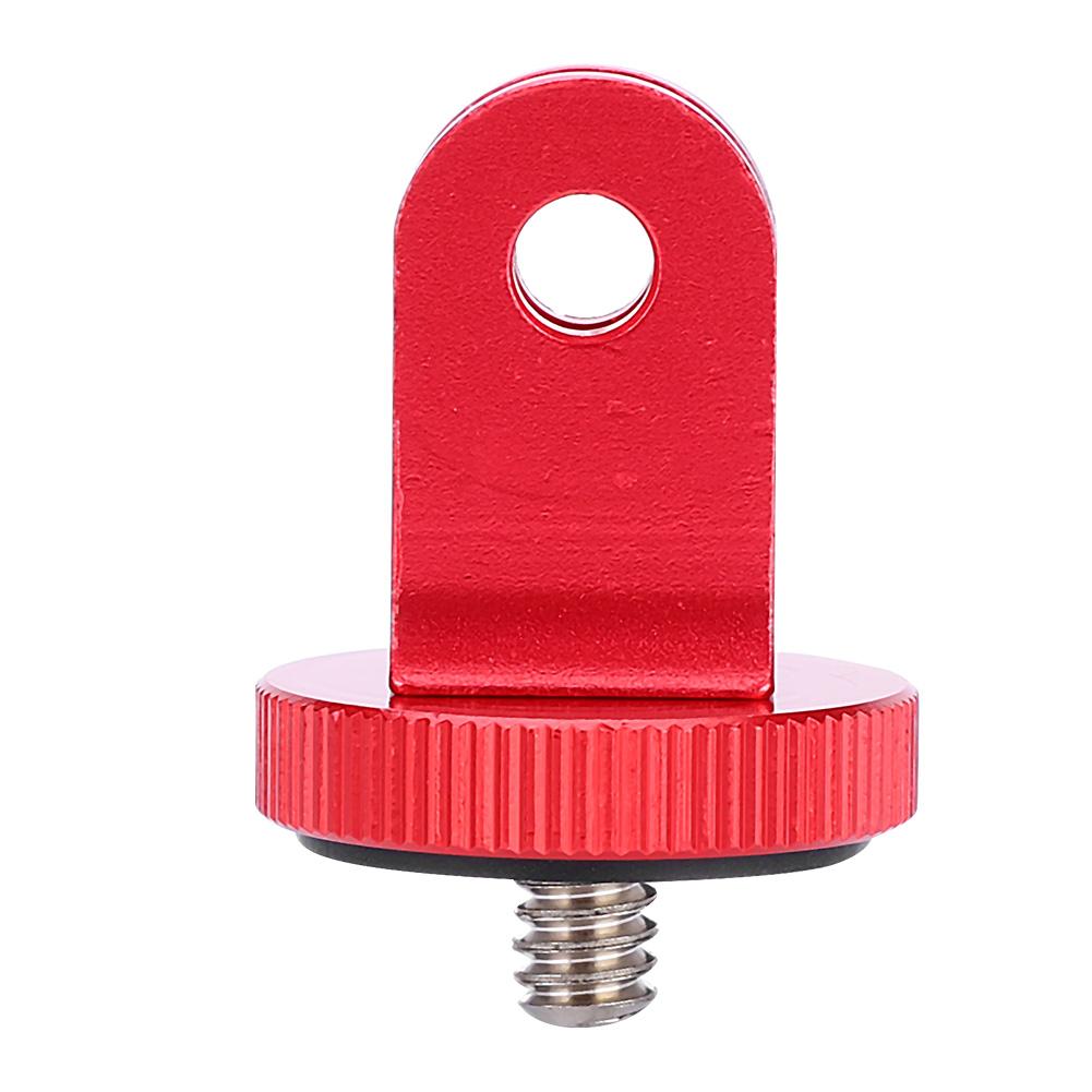 

14 Мини-адаптер для крепления штатива Видеокамера Аксессуар Алюминиевый сплав (красный) красный